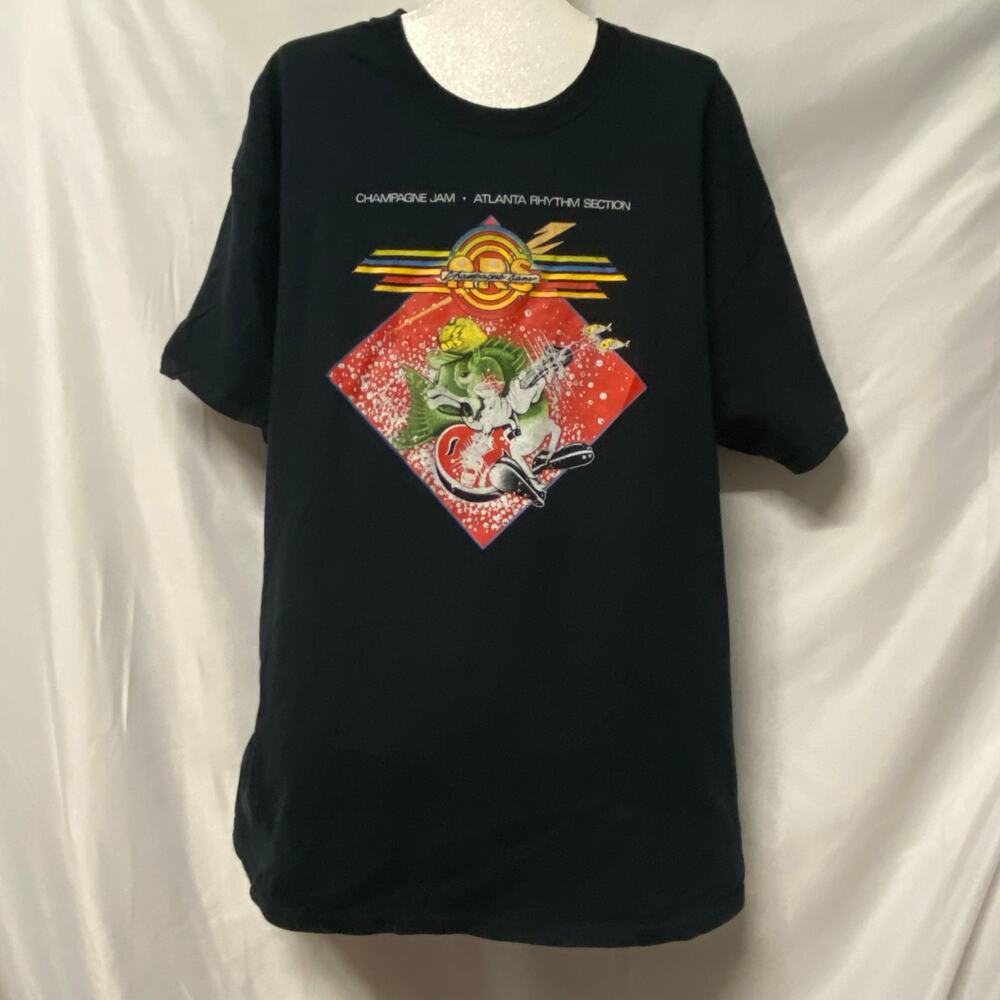 Gildan T Shirt Atlanta Rhythm Section Champagne Jam Ars Dark Black Xl